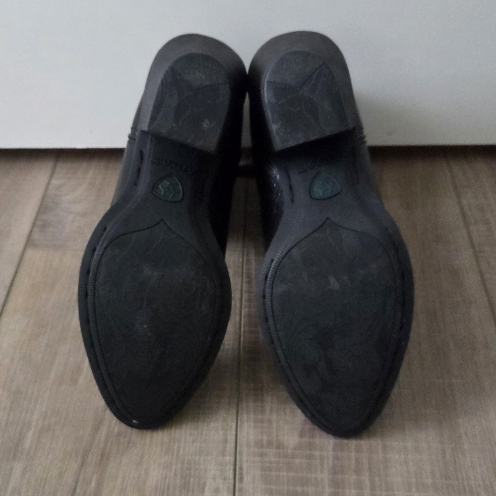 Ariat Black Western Ankle Booties - Picture 6 of 7